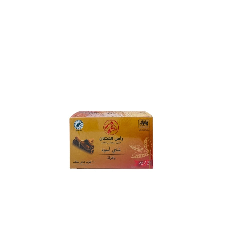شاي راس الحصان علاق اسود بالقرفه 20*2جرام