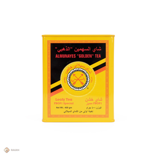 شاي السهمين الذهبي علبة معدنية 400 ج